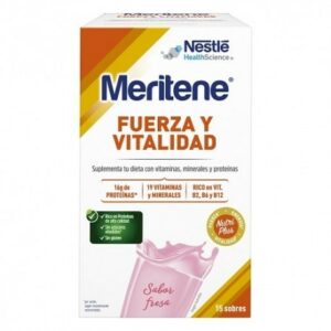 248401 - MERITENE POLVO FRESA 15 SOBRES 30 GR.