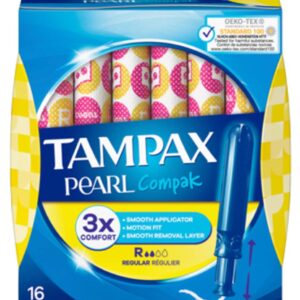TAMPAX COMPAK PEARL TAMPON AMARILLO