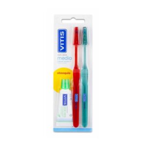 CEPILLO DENTAL ADULTO VITIS MEDIO DUPLO