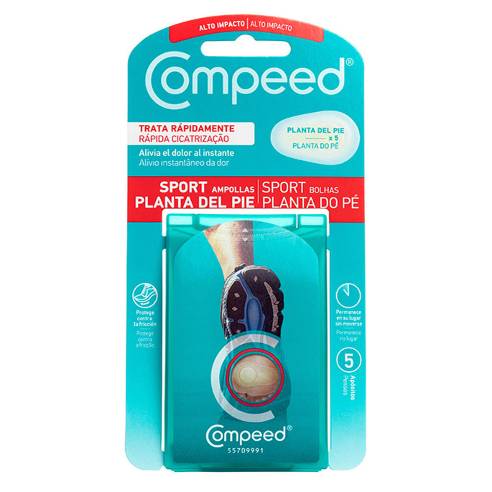 COMPEED AMPOLLAS EN LAS PLANTAS DE LOS PIES 5 U