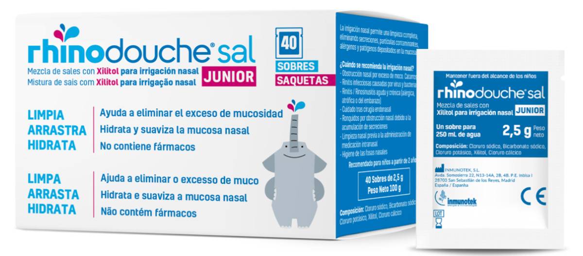 SINUSAL SAL RINODOUCHE JUNIOR 40 SOBRES