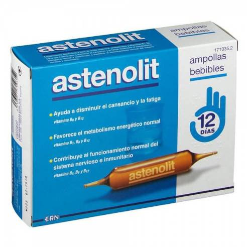 ASTENOLIT AMPOLLAS BEBIBLES 12 AMP