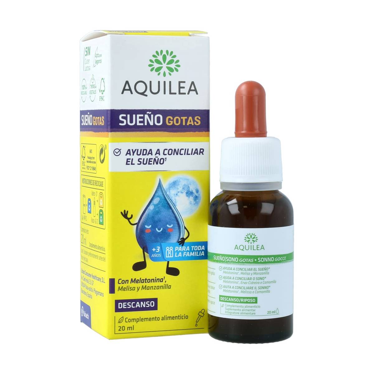 AQUILEA SUEÑO GOTAS MELATON 30