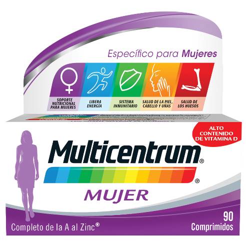 MULTICENTRUM MUJER 90 + 30 COMPRIMIDOS PACK PROM