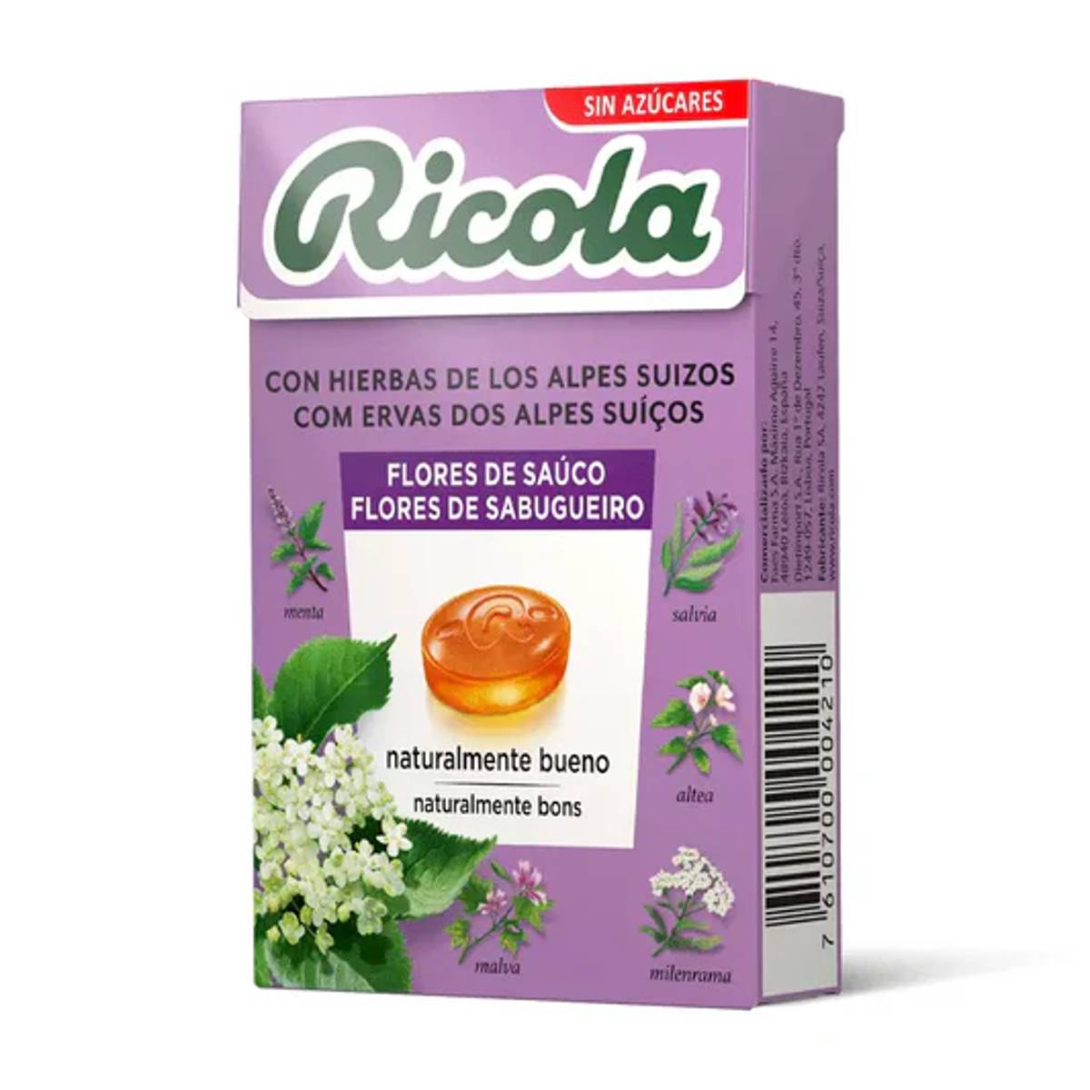 RICOLA CARAMELOS SAUCO S-AZ 50G