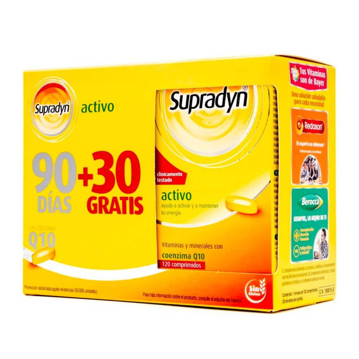 SUPRADYN ACTIVO 90 + 30 COMP