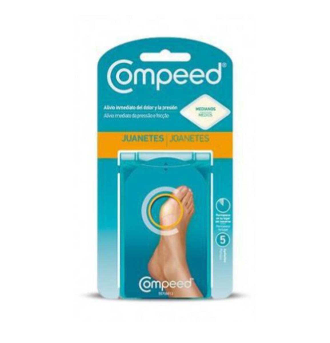 PROTECTOR JUANETES COMPEED ADHESIVO 5 U