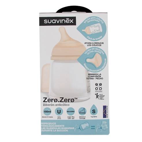 BIBERON ZERO FLUJO ADAPTABLE +0M 180ML