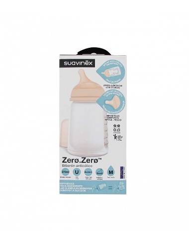 BIBERON ZERO FLUJO MEDIO +3M 270ML