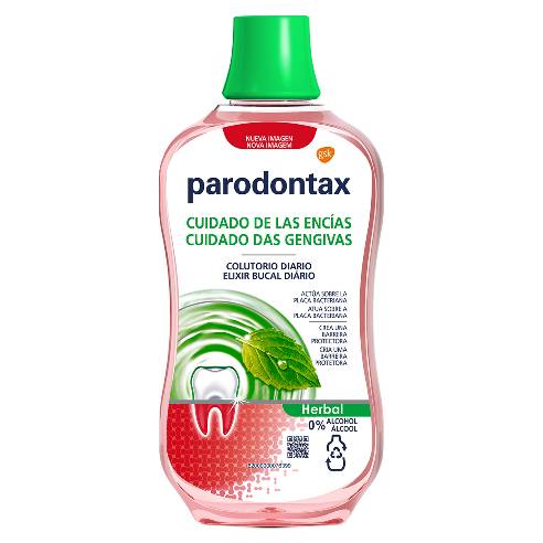 PARODONTAX COLUTORIO HERBAL SIN ALCOHOL 500ML