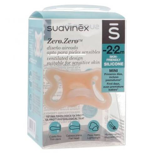 CHUPETE ZERO.ZERO SILICONA FISIOL SUAVINEX -2/2