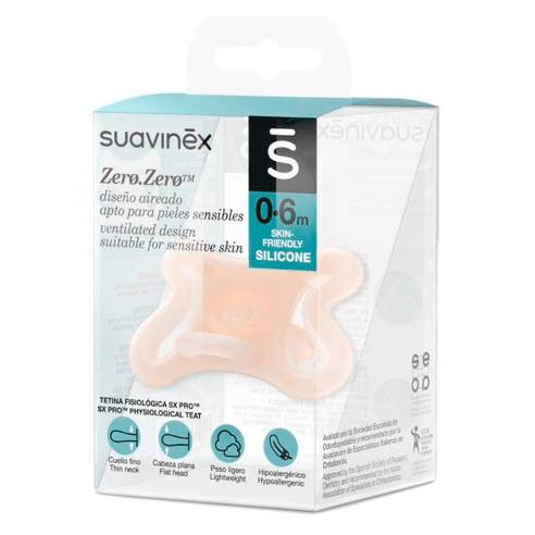 CHUPETE ZERO.ZERO SILICONA FISIOL SUAVINEX 0-6M