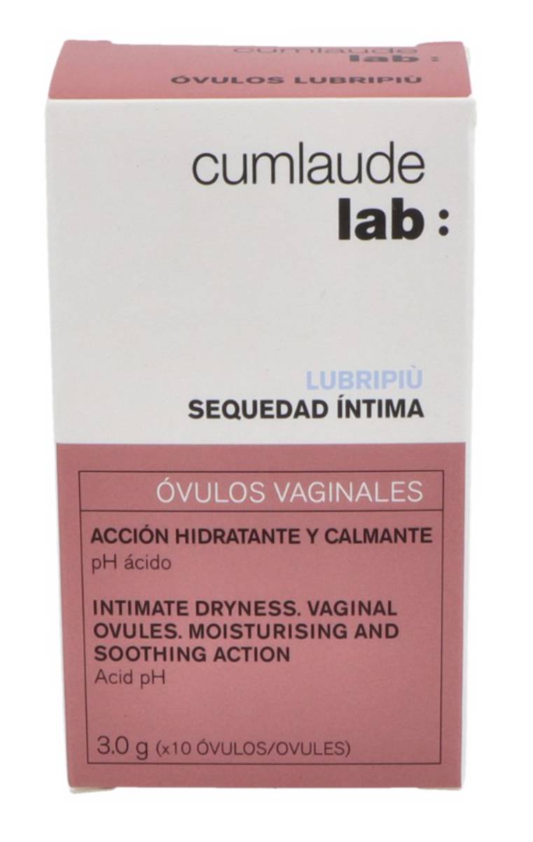 CUMLAUDE LUBRIPIU OVULOS VAGINALES 10 UNIDA