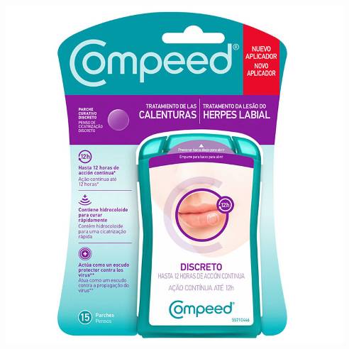 COMPEED CALENTURAS PARCHE ANTI-HERPES 15 UDS