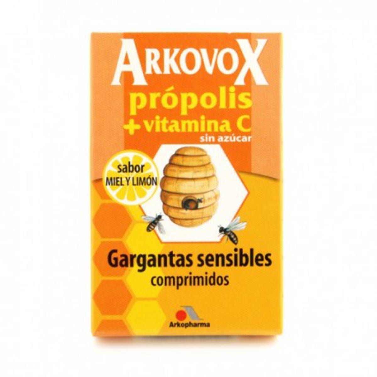 ARKOVOX PROP+VITC GARGANTA CON AZ 24U MIEL-LIMON