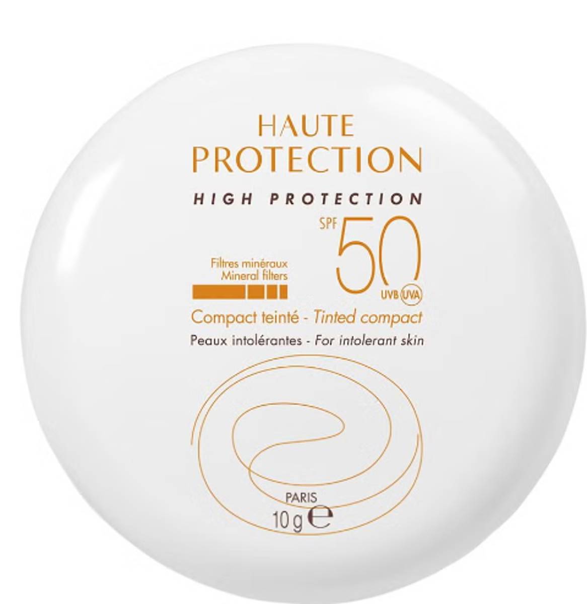 AVENE SOLAR COMPACTO COLOR DORADO SPF50