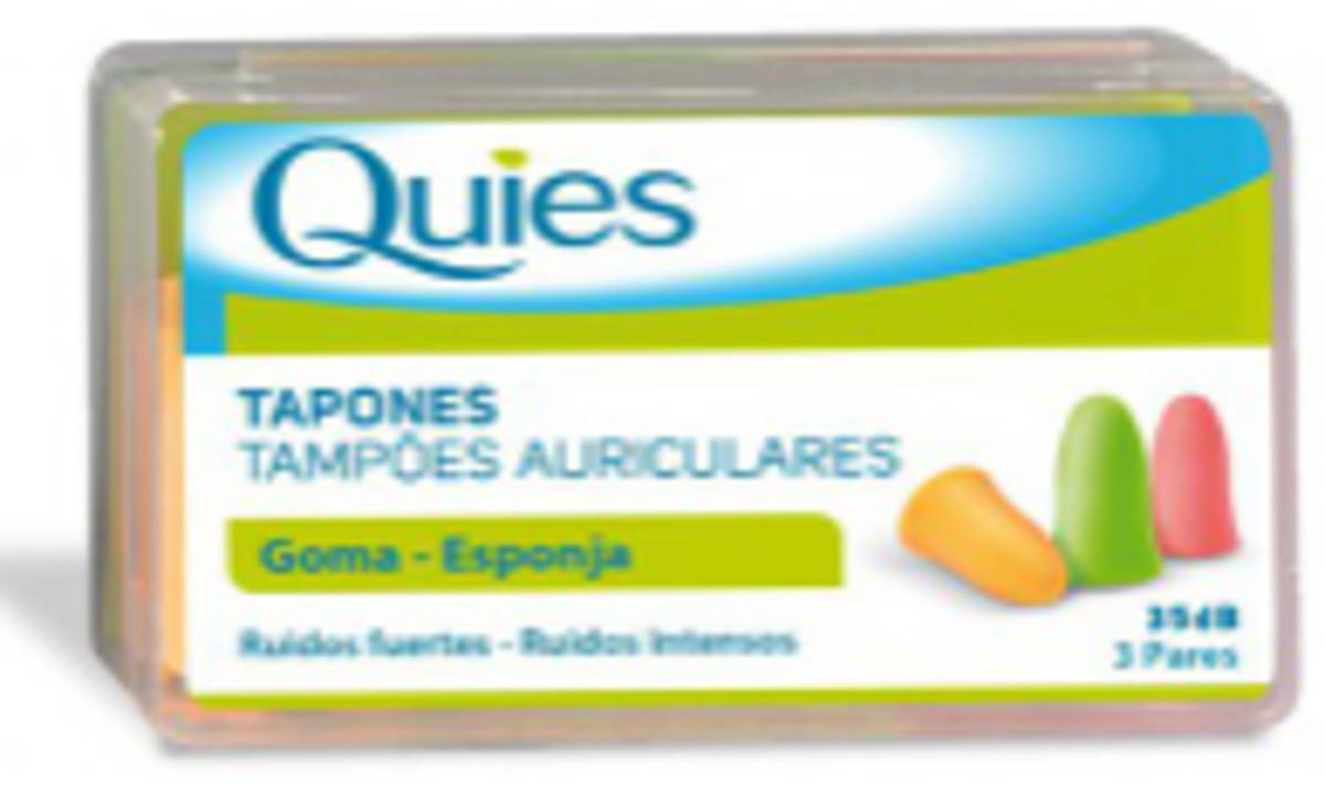 TAPONES OIDOS QUIES ESPUMA 6 UDS.