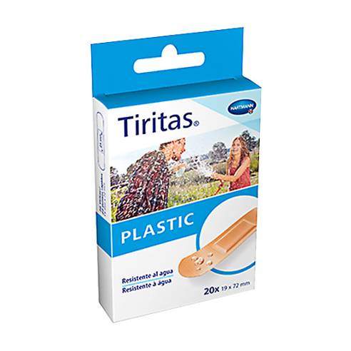 TIRITAS PLASTICO UN TAMAÑO CAJA 20 UNIDADES