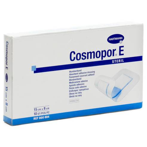 APOSITO ESTERIL COSMOPOR E 15X8CM 10U